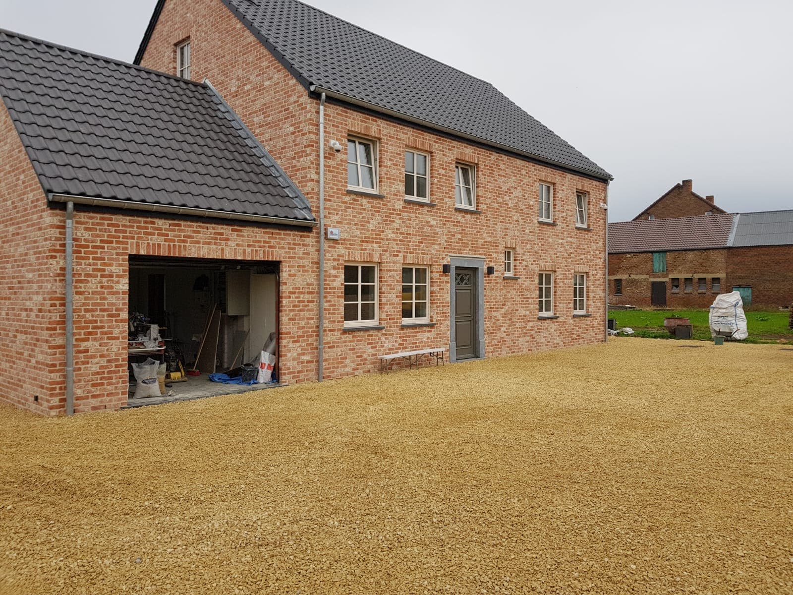 Maison en brique construite par Thybati en Brabant wallon
